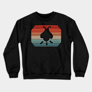 Retro firefly glowing Lampyridae design Crewneck Sweatshirt